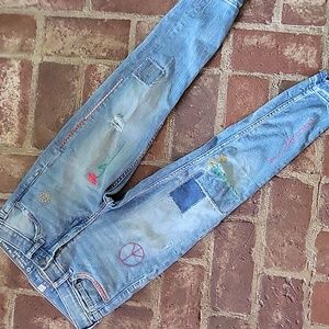 Gap Pencil Slim Jeans BOHO Girls 10